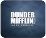 The Office Dunder Mifflin Logo Mousepad