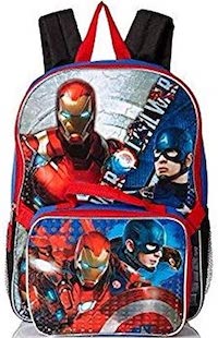 Marvel Iron Man And Captain America Backpack