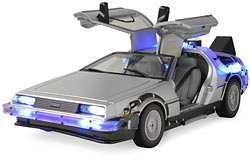 Model of the DeLorean from Back to the future
