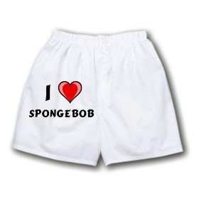 I Love Spongebob Boxers
