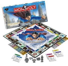 Superman monopoly board game