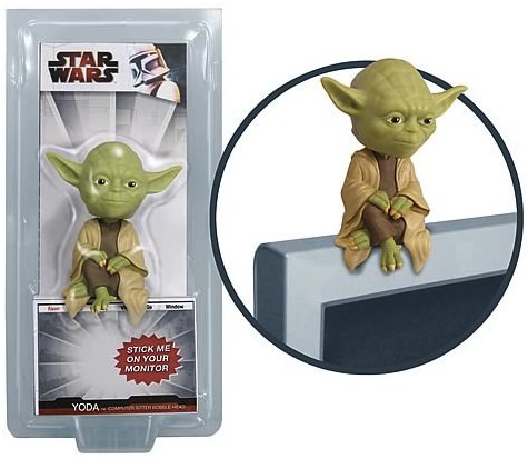 Star Wars Yoda computer sitter