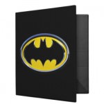 Batman logo binder