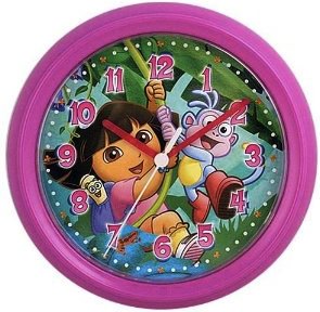 Dora and Boots Wall Clock