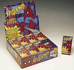 Spider-Man Candy Sticks