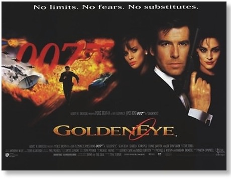 James Bond poster from Goldeneye