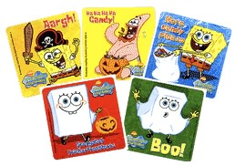 SpongeBob Halloween stickers