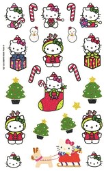 Hello Kitty Christmas Stickers