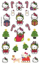 Hello Kitty Christmas stickers