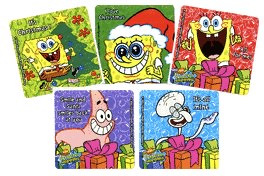 SpongeBob Christmas stickers