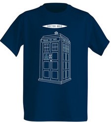 Doctor Who linear Tardis t-shirt