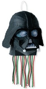 Star Wars pinata shaped like Darth Vader