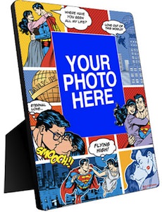 Special photo panel with superman and lois lane