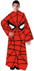 Spider-man wrappie snuggle blanket with sleeves