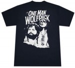 Alan Garner the one man wolf pack from the hangover movie on this t-shirt
