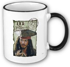 Jack Sparrow Adventure mug for a real world pirate or Johnny Depp fan