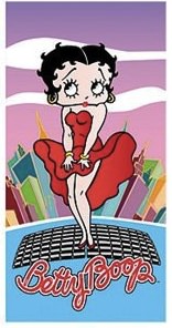 Betty Boop cotton beach towel