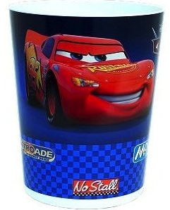 Cars 2 garbage bin with Lightning McQueen