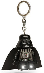 Darth Vader minifig key chain from LEGO with build in flahslight