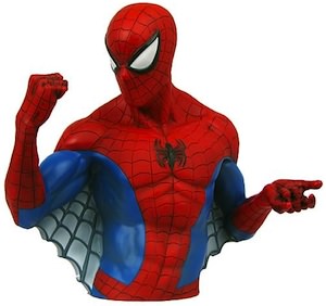 Spider-Man Bust money bank