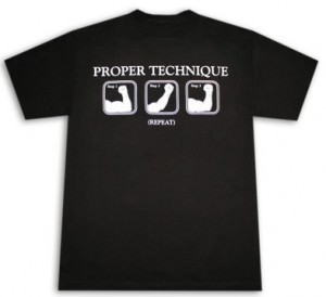 Jersey Shore Fist Pump Proper Technique T-Shirt