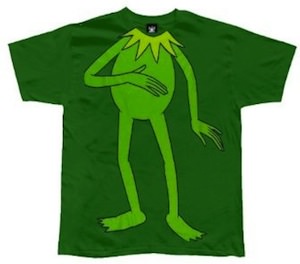 Old Glory Kermit the frog body t-shirt