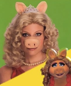 Miss Piggy Wig, Ears And Nose
