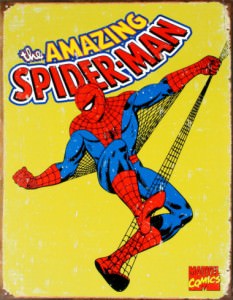 Spider-Man Tin Sign