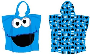 Cookie Monster Hooded Towel