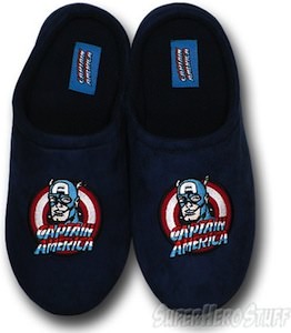 Captain America Fleece Slippers