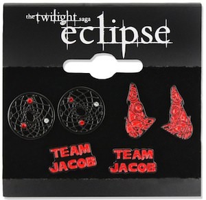 Team Jacob Earrings Set