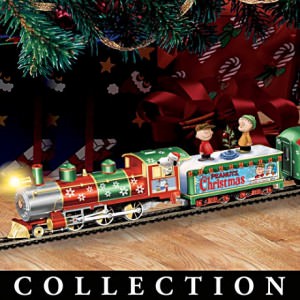 Peanuts Christmas Express Electric Illuminated Train