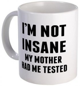 The Big Bang Theory I’m Not Insane Mug