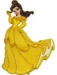 Beauty and the Beast Princess Belle iron on patch