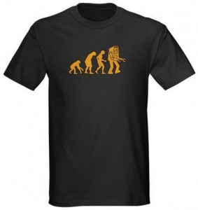 The Big Bang Theory Robot Evolution T-Shirt