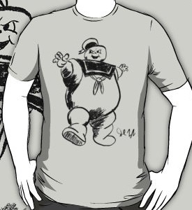 Ghostbusters marshmallow Man t-shirt