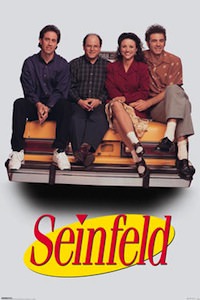 Seinfeld Cast Taxi Poster