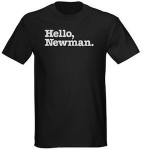 Seinfeld t-shirt saying Hello Newman