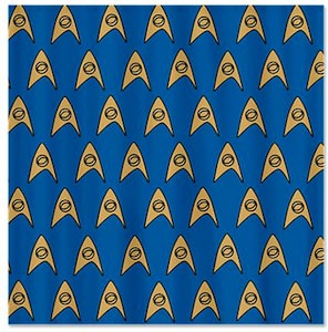 Star Trek Science Shower Curtain