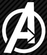 The Avengers logo window decal