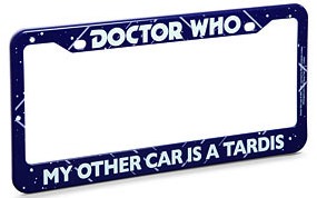 Doctor Who My Other Car Is A Tardis License Plate Frame