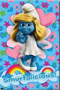 Smurfette Smurfalicious Poster