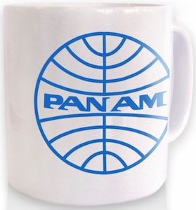 Pan Am logo mug