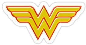 Wonder Woman Logo Sticker