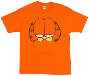 Garfield Orange Face T-Shirt