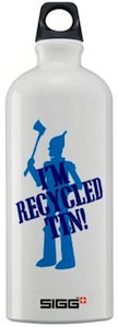 I’m Recycled Tin Water Bottle
