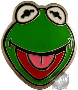 The Muppets Kermit The Frog Belt Buckle