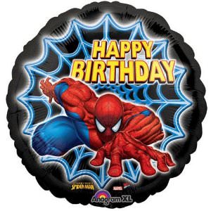 Spider-Man Happy Birthday Balloon