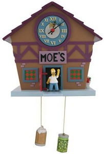 The Simpsons Moe's Tavern Cuckoo Clock