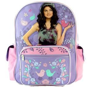Wizards of Waverly Place backpack with Selena Gomez on it